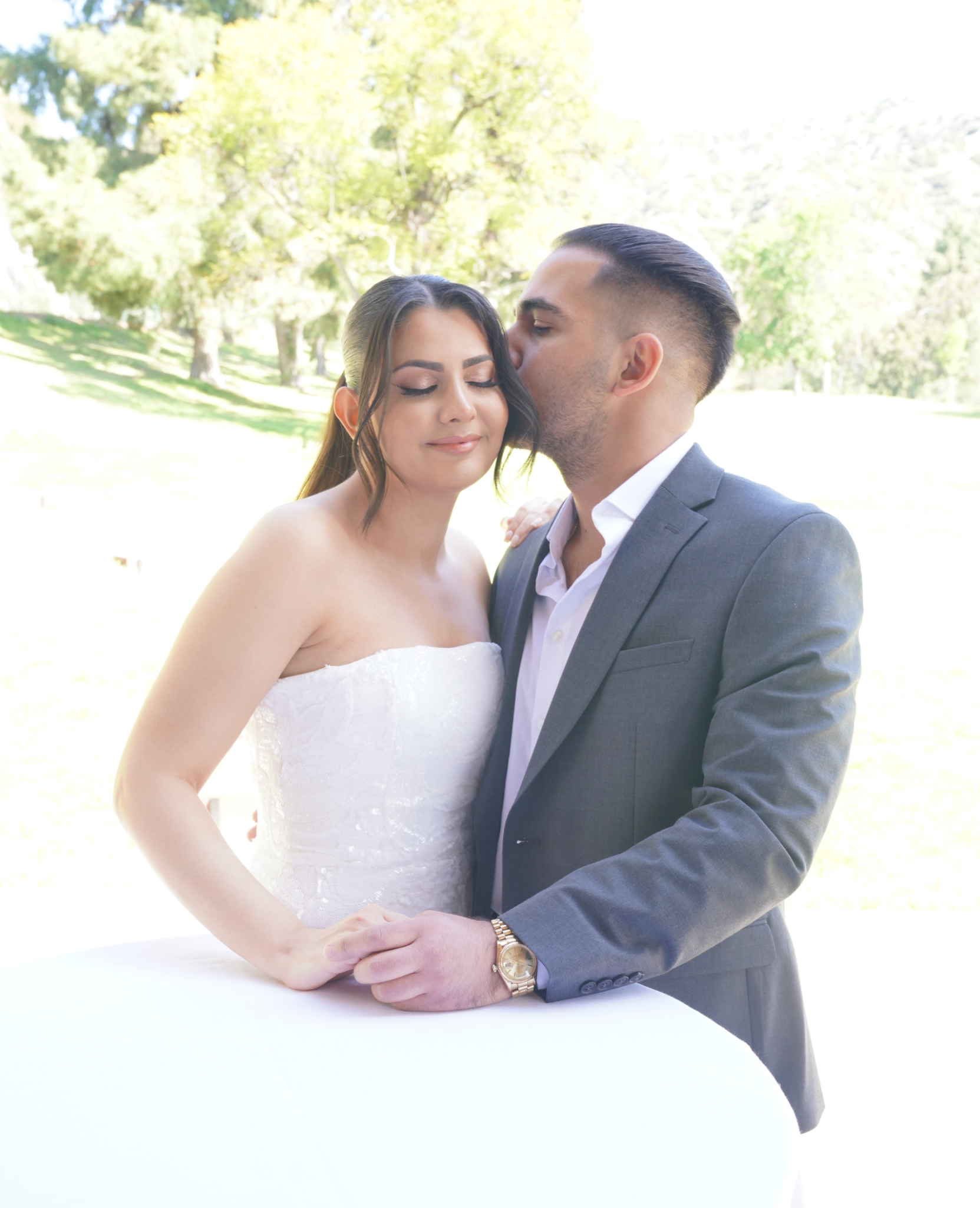 Couple portrait at a celebration