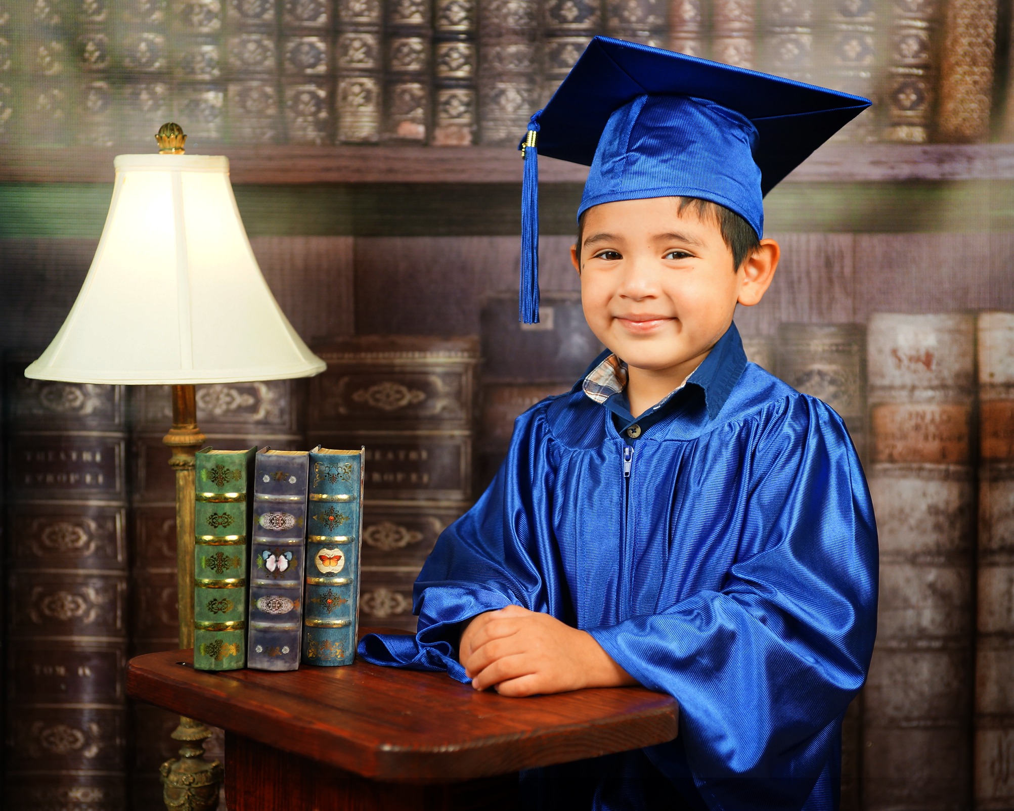 School graduation portrait